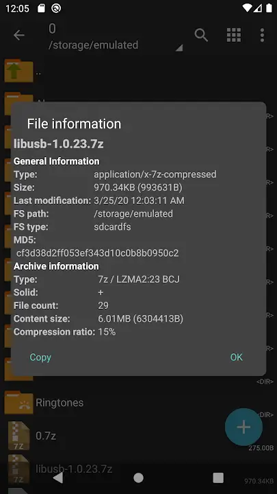 Zarchiver Pro APK Shot 3